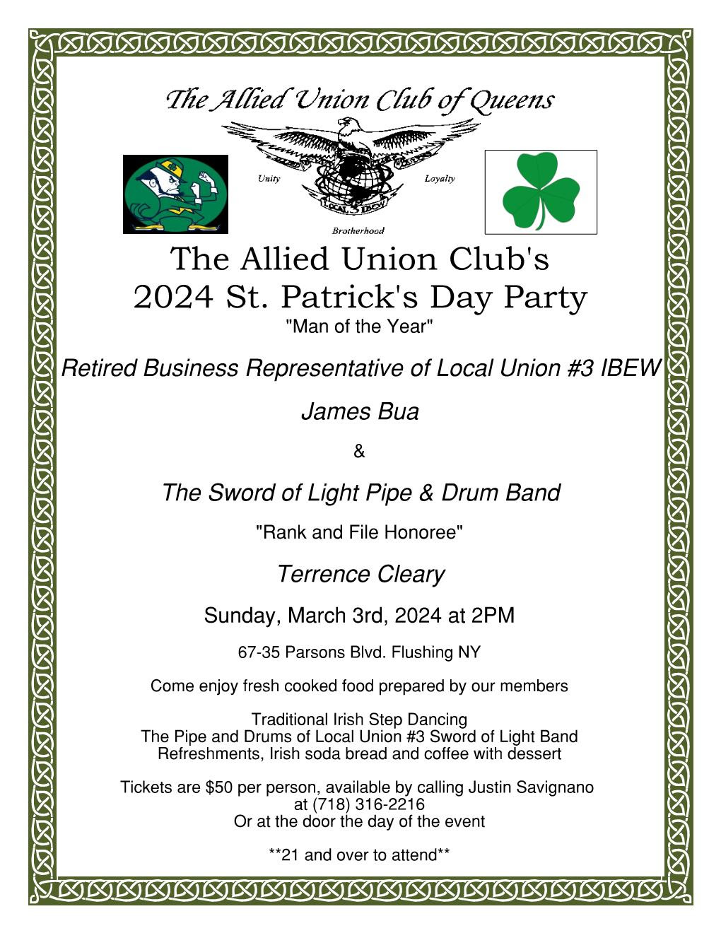 St. Patrick’s Day Party