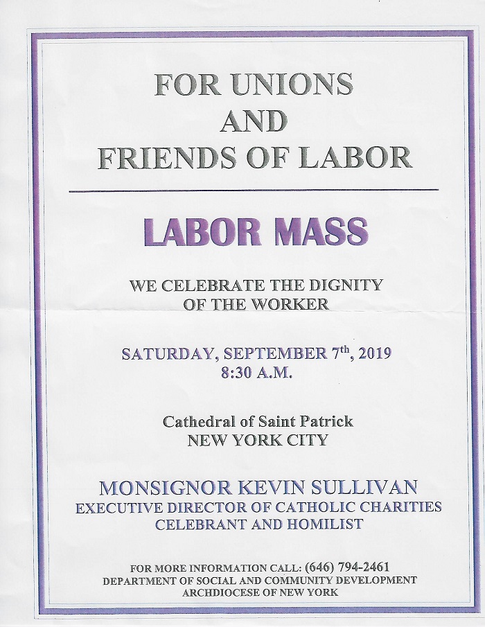 St. Patrick's Labor Mass