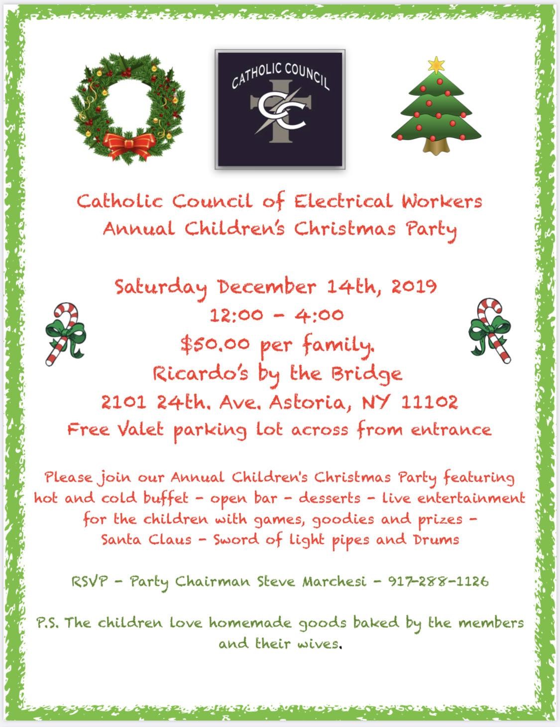 Catholic Council Christmas Party
