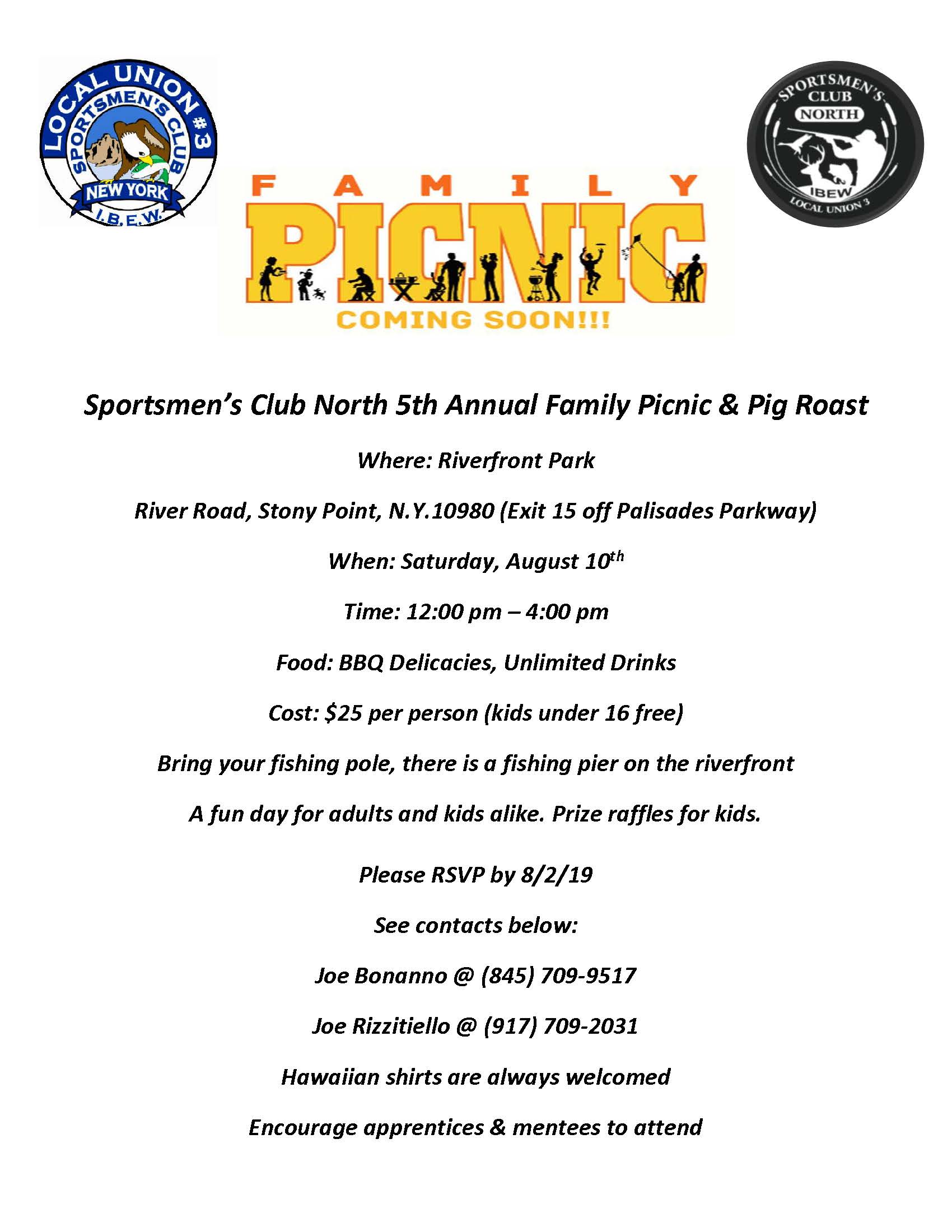 Sportsmen North Picnic